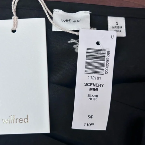 Wilfred Black scenery mini size small MSRP 110 NWT - Picture 11 of 13